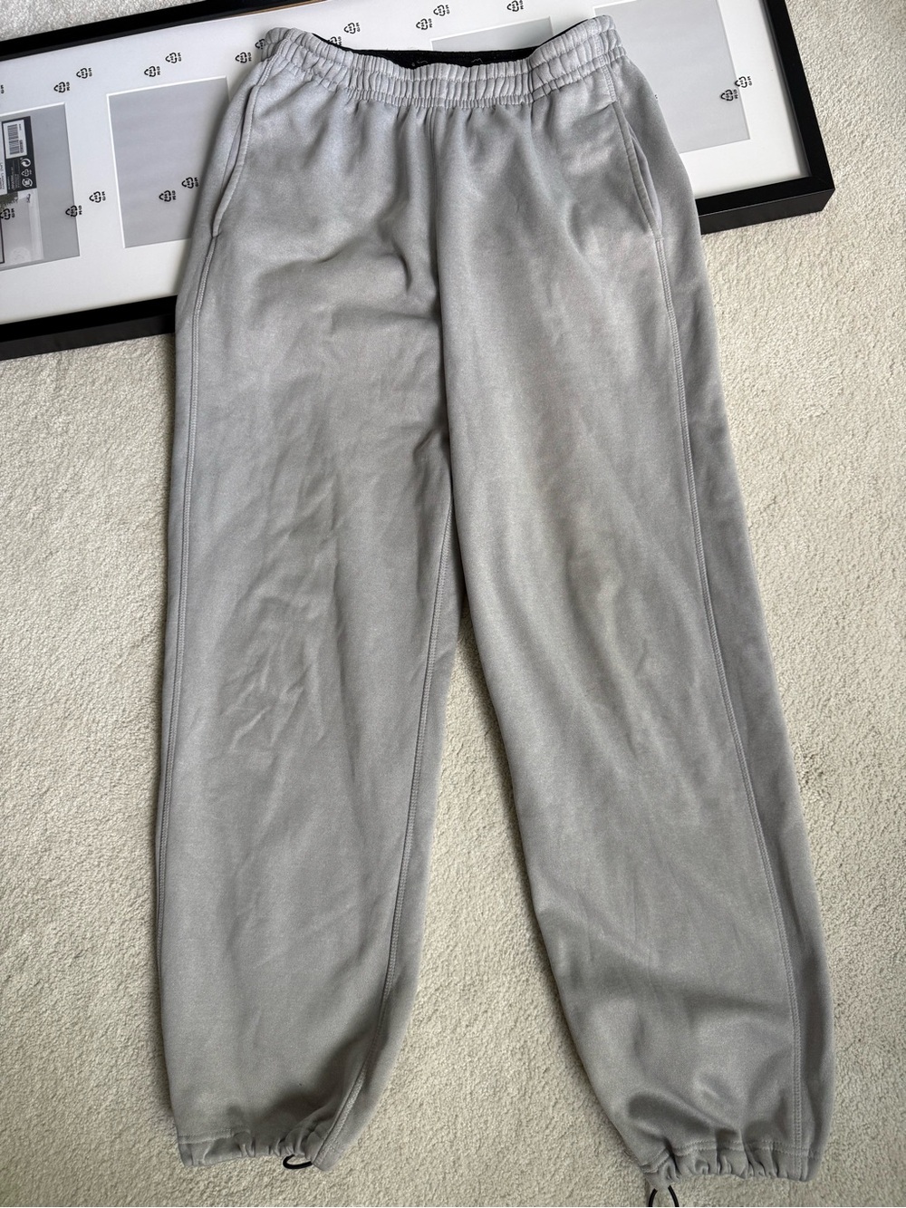32 Degrees Light Gray Track Joggers